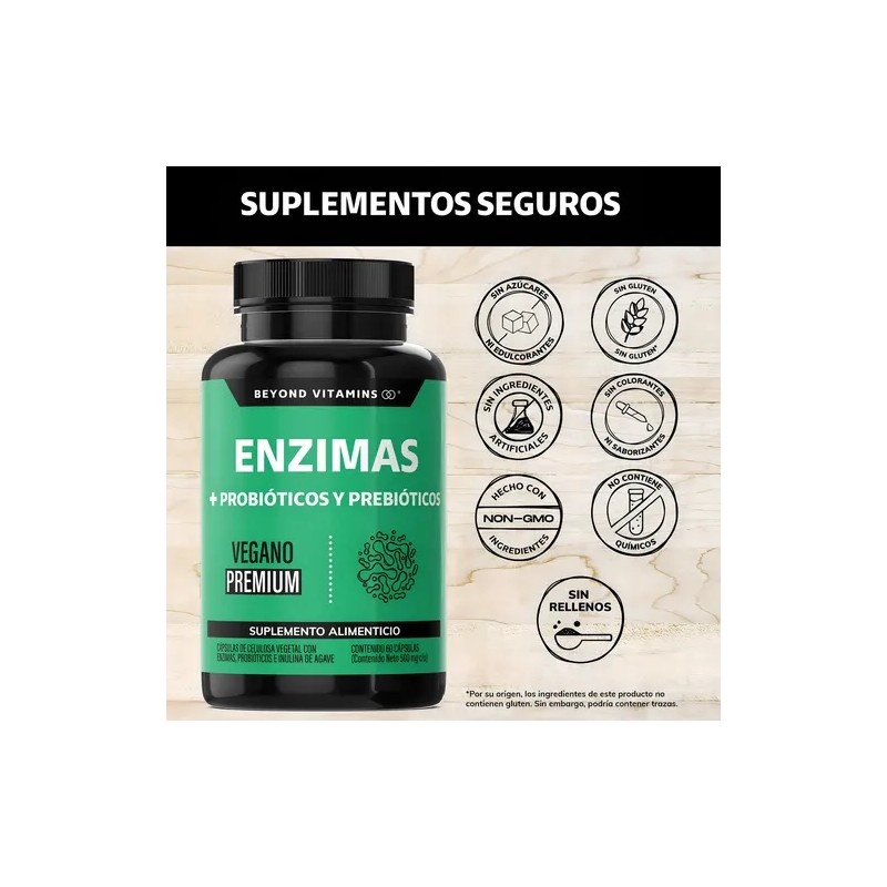 Enzimas Digestivas Probióticos Y Prebióticos Prebiotic - Lactobacillus Acidophilus, Lactasa,