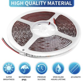 Vbakor 25FT RV Underglow Led Lights Kit, 12V Camper Underbody Lights for Motorhome Travel Trailer Concession Stands Food Trucks, RV Awning Light, RV Led Strip Lights (White)