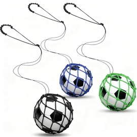 Soccer Kick Trainer Set - Adjustable Return Net for All Ball Sizes