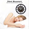 25cm Circular Iron Wall Clock with a Fisherman's Net and