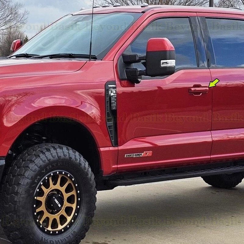 Torox For 2021-2025 Ford F150 FRONT Door Handle COVERS W/2