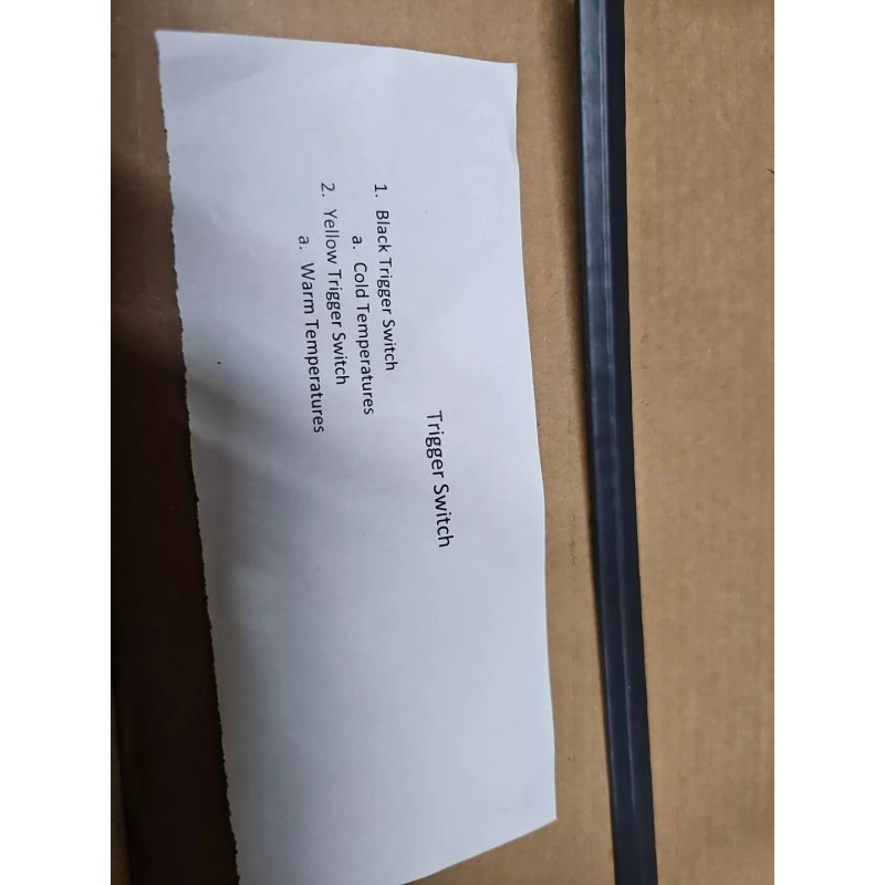 Tapeswitch Ribbon Switch 101B 12" Black Pressure Tape Switch