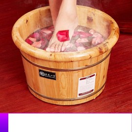 히노끼 족욕통 간이 나무 26cm 욕조 각탕기 대야 좌훈기 습식 원형뚜껑통 쑥30팩 [13 26cm높이두꺼운통 나무뚜껑 플라스틱안마] Hinoki Foot Bath Tub Portable Wooden 26cm Bath Washing Device Basin Seat Warmer Moist Round Lid Container Mugwort 30 Packs [13 26cm High Thick Tub Wooden Lid Plastic Massage]