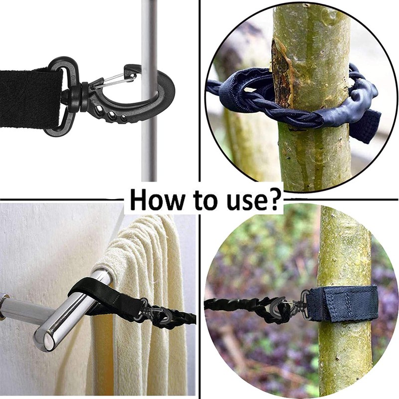AUXPhome Tri-Braided Cord Clothes Line, Drying Rope Portable Travel Clothesline