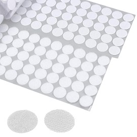 HAMILO 1000 Pairs Round Hook and Loop Seals DIY Male Female Hook and Loop