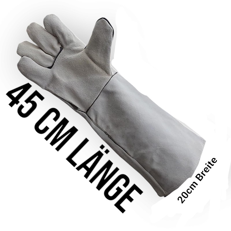 Alpin-Trachten Leather Gloves Welding and Cooking Essentials Heat Resistant Protective
