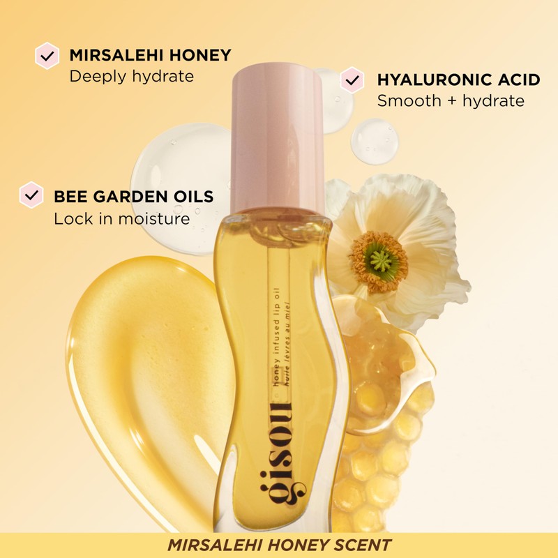 Gisou Honey Gloss Duo – Honey Infused Hair Oil &