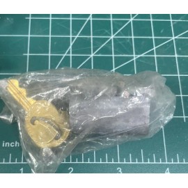 Hudson 1 1/4” File Cabinet Lock Push In Round Pin New With Screw And 2 Keys