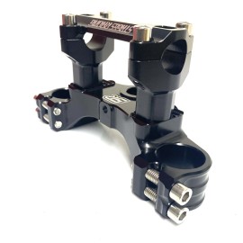 Staggs Racing KLX110 DRZ110 Billet Top Triple Clamp - Black New KLX 110 L R