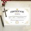 10 Pcs Baptism Certificates, Baptism Certificates for Church, Baby Dedication