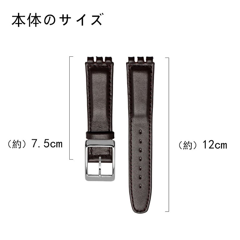 ZHUOLEI Swatch Watch Band, 0.7 inch (17 mm), 0.7 inch