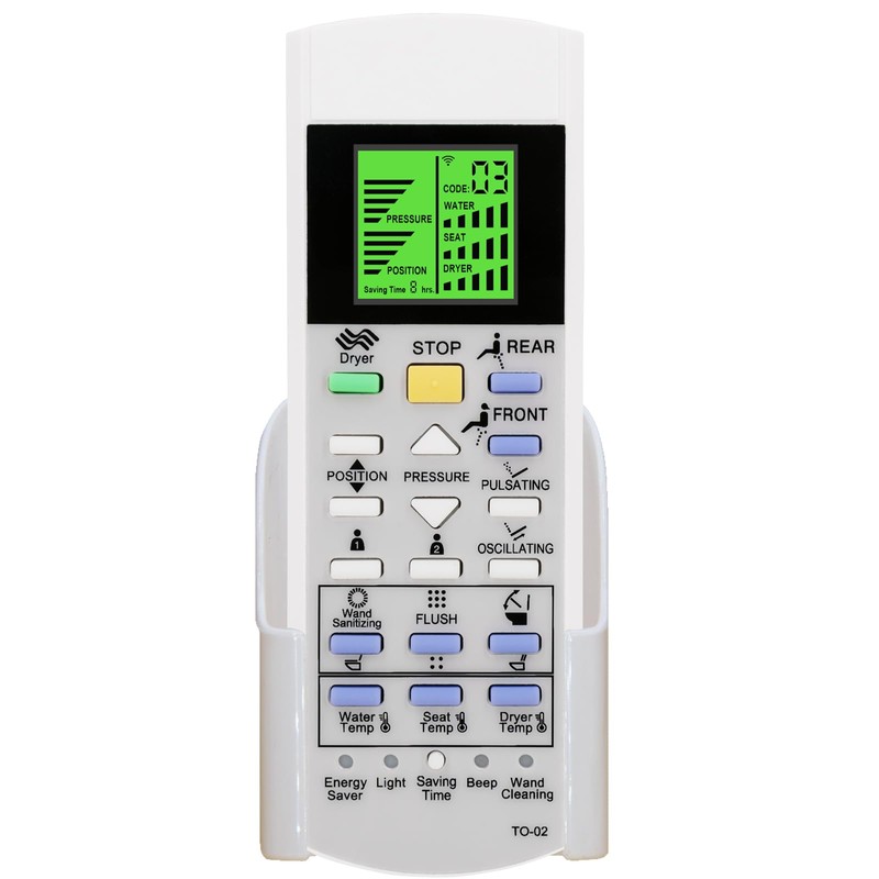 Replacement Remote Control for TOTO Washlet Toilets and Bidets SG
