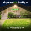 100W LED Flood Light 3000k Warm White 10000LM Bright Outdoor