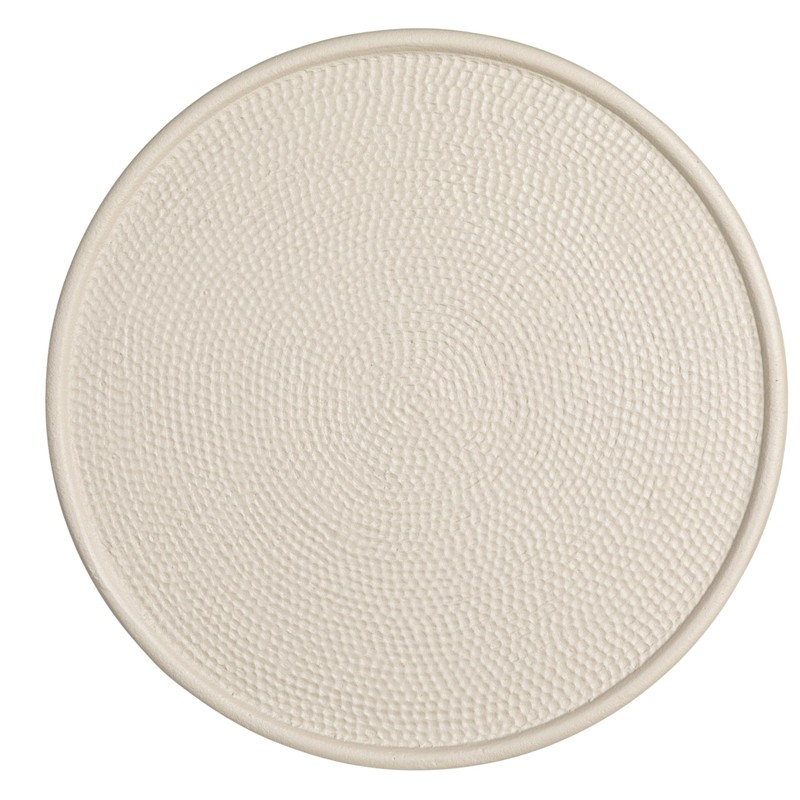 Bloomingville Hammered Metal Table, White