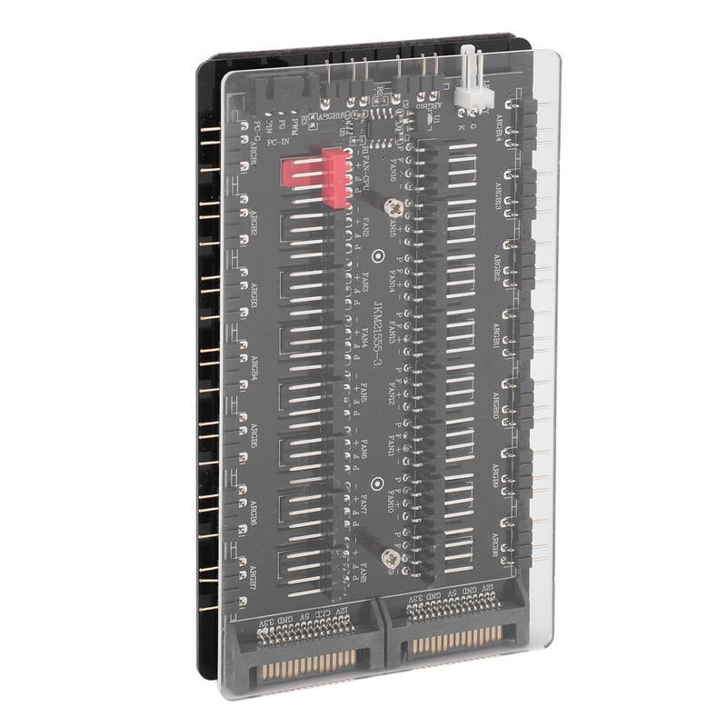 2 in 1 16 Way ARGB PWM Fan Hub SATA