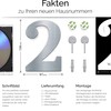 N-02-2-E Stainless Steel House Number 2 - Solid, Weatherproof and