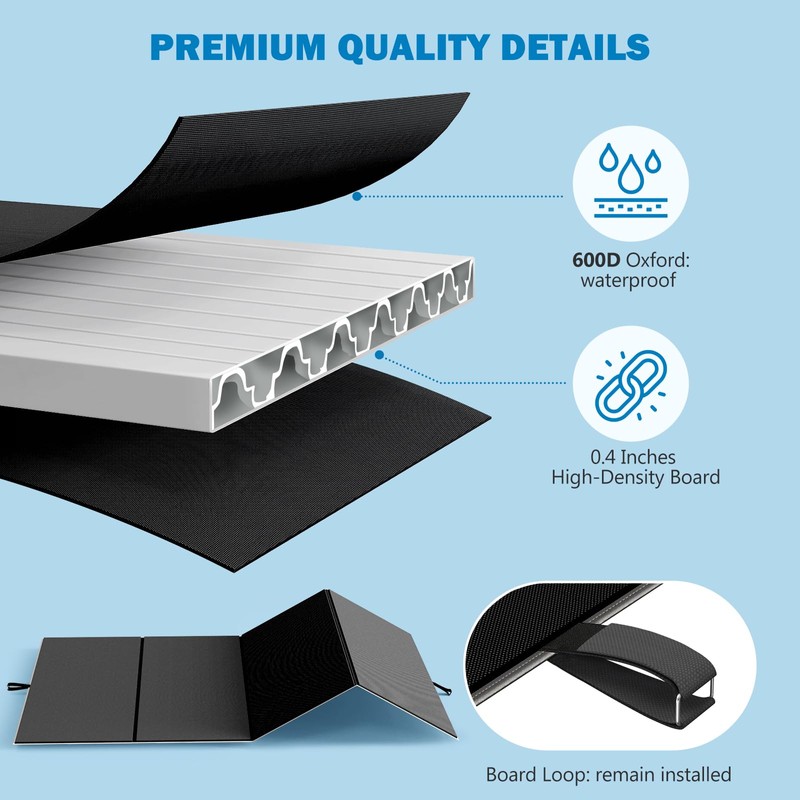 Sellmazon Bunkie Board Full Size (54x75''), Heavy Duty10mm Bed Boards