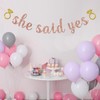 She Said Yes Banner, Bride to Be Party Decorations, Engagent,