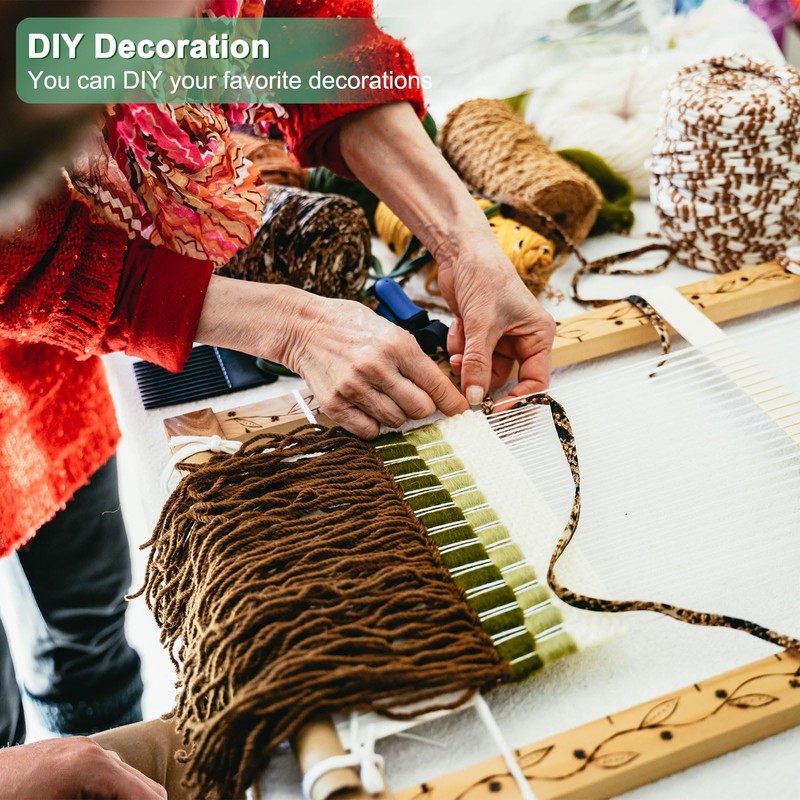 M METERXITY Chainette Fringe Trim, 10 Yards of 4" Polyester