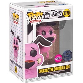 Pop! Courage The Cowardly Dog 1070 - Courage The Cowardly Dog Flocked