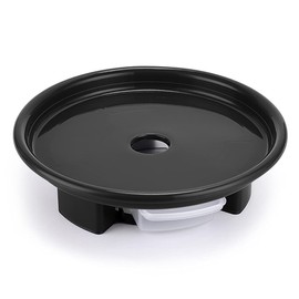 Skelang Plant Pot Saucer 8.5 Inches, Plant Stand with Water Catcher, Flower Pot Drip Tray, Load Capacity 44 Lbs, Pack of 2 (Black)