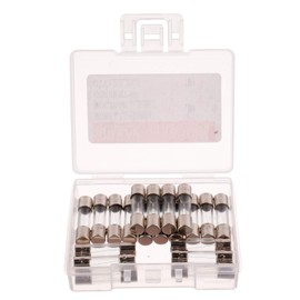 BOJACK 5x20mm 0.2A 0.2amp 250V 0.2x0.78 Inch F0.2AL250V Fast-Blow Glass Fuses(Pack of 20 Pcs)