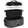 Royalcraft Roaster Oven with Self-Basting Lid, 18qt Electric Roaster with