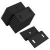 eoere 10 PCS 3" Width Black Z Bracket, Panel Fit