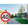 Pubblimania Maximum Speed 40 km Driving Times Traffic Sign Also