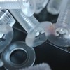 20 x Crosshead Countersunk Screw Nuts and bolts, Transparent Clear