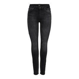 ONLY OnlBlush Life Women’s Mid Skinny Fit Jeans, black denim