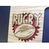 Rugby Picture Frame - 5x7 Frame Holds 3x4 Photo