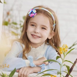 4 Pcs Colorful Flower Hair Clip Floral Alligator Clips Cute Colorful Side Hairpins Hair Accessories for Women Girls Spring Holiday Decoration