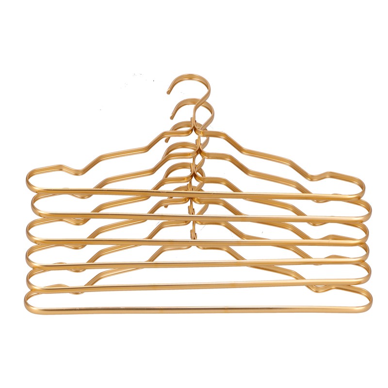 10Pcs Clothes Hanger WearResistant Enlarged Thickened SpaceAluminum NonSlip Clothes Hanger
