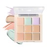 Full Coverage Concealer Palette,Colour Correcting Creamy Blendable Shades Correct to