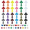 48 Pcs Cross Patches Iron On for Clothes
