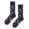 Happy Socks Unisex Candy Cane Socks, Multi-Colour, 3-7, multicoloured