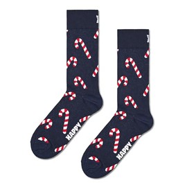 Happy Socks Unisex Candy Cane Socks, Multi-Colour, 3-7, multicoloured