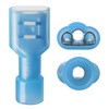 XHF 16-14 AWG 500 Pcs Female Spade Disconnect Connectors Terminals