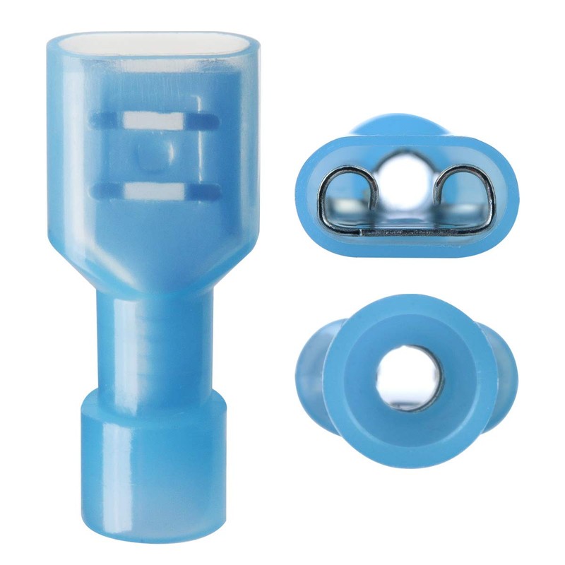 XHF 16-14 AWG 500 Pcs Female Spade Disconnect Connectors Terminals