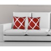 Dekor World Cotton 2 Piece Ikat Printed Cushion Cover -