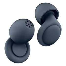 2 Noise Cancelling Ear Plugs, Beinkap Sleeping Earplugs with 12 Silicone Soft Reusable Ear Tips for Social Gatherings, Work, Sleeping, Concerts, Parenting, Conversation, 28 dB Noise Reduction