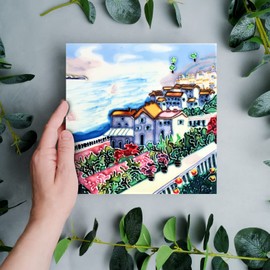 Continental Art Center Decorative Ceramic Art Tile BD-00056 8"x8" - European Scenery