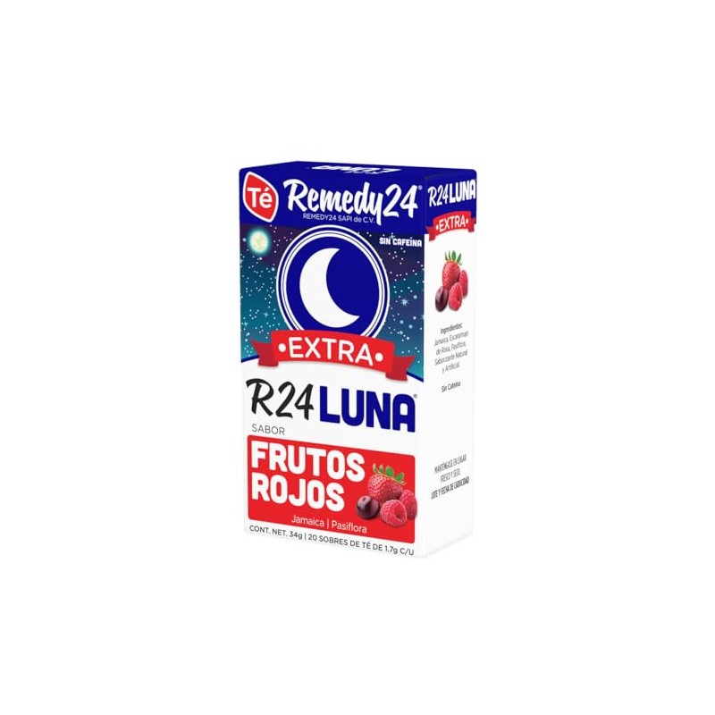Remedy24 Luna Extra Frutos Rojos Sobres Gramos