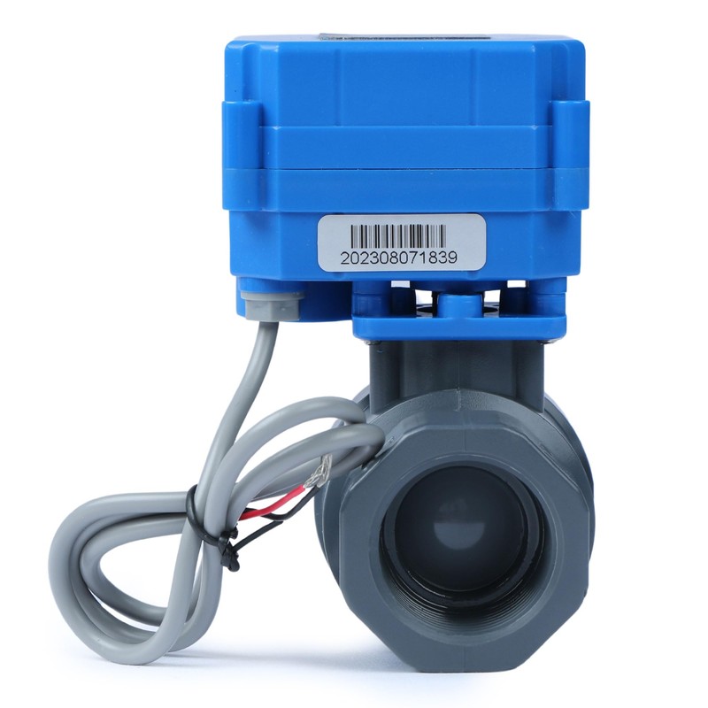 U.S. Solid 1 Inch UPVC Motorised Ball Valve - Plastic