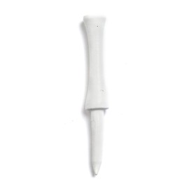 Golf Tees Etc 3 1/4" Step Down Tees - Pack of 100 (White)