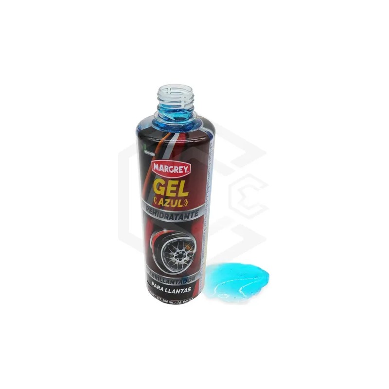 Abrillantador Margrey Para Llantas Gel Azul 500 Ml
