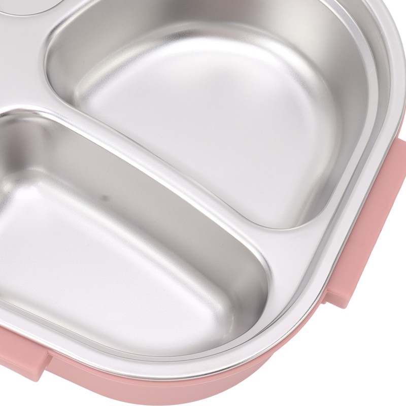 Stainless Steel Insulated Lunch Box 4 Grid Corrosion Prevention Rustproof