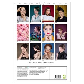 Beauty Faces - Photos by Michael Allmaier (Wandkalender 2025 DIN A4 hoch), CALVENDO Monatskalender [Calendar] Michael Allmaier/MA-Photography