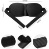 2pcs Ultra Soft Sleep Mask Zero Eye Pressure Blindfold For